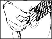 постановка левой руки при игре на гитаре